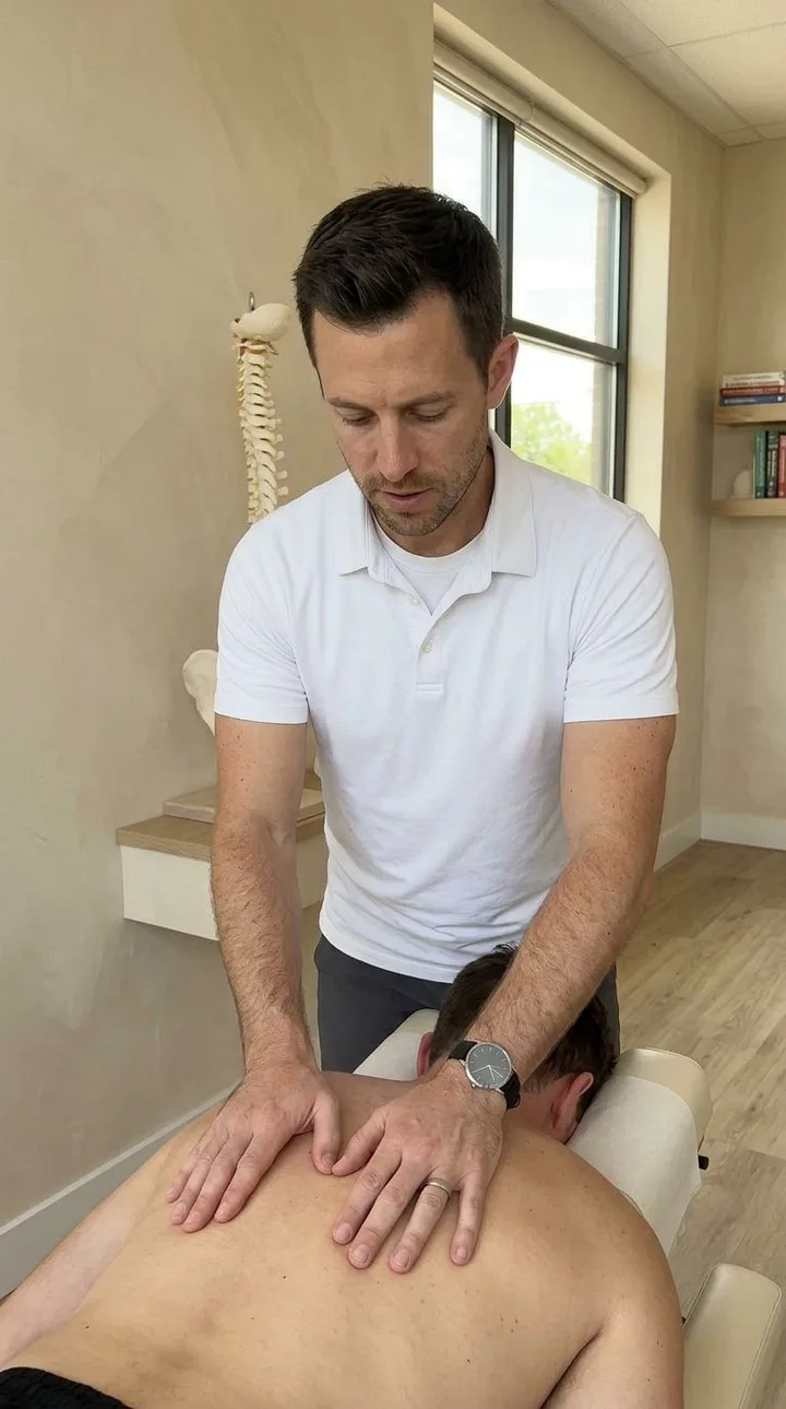 Example chiropractors UGC ad creative 2