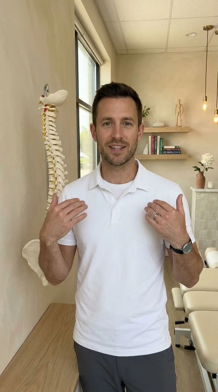 Example chiropractors UGC ad creative 3