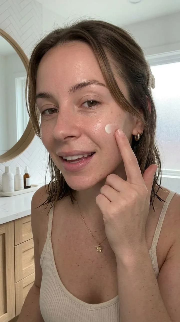 Example skincare UGC ad creative 2